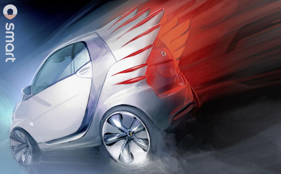 Эскиз Smart ForTwo Electric Drive by Jeremy Scott 2012 года  (фото 4 из 44)
